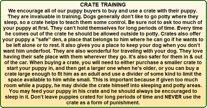 Crate Training